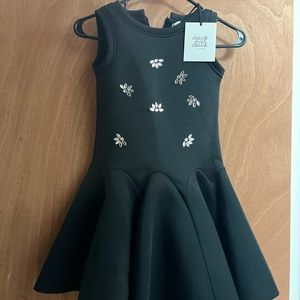 NWT Girl’s size 8 Deux Par Duex Black Formal Dress